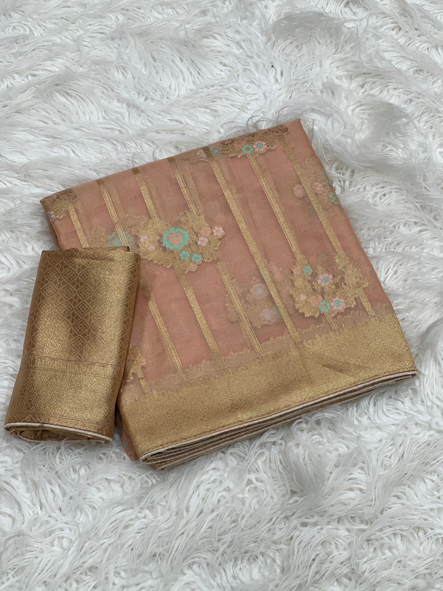 Pure Kora Simmer silk Saree