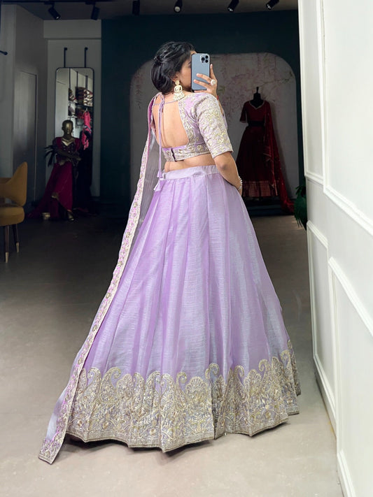 Burberry Silk Lehenga