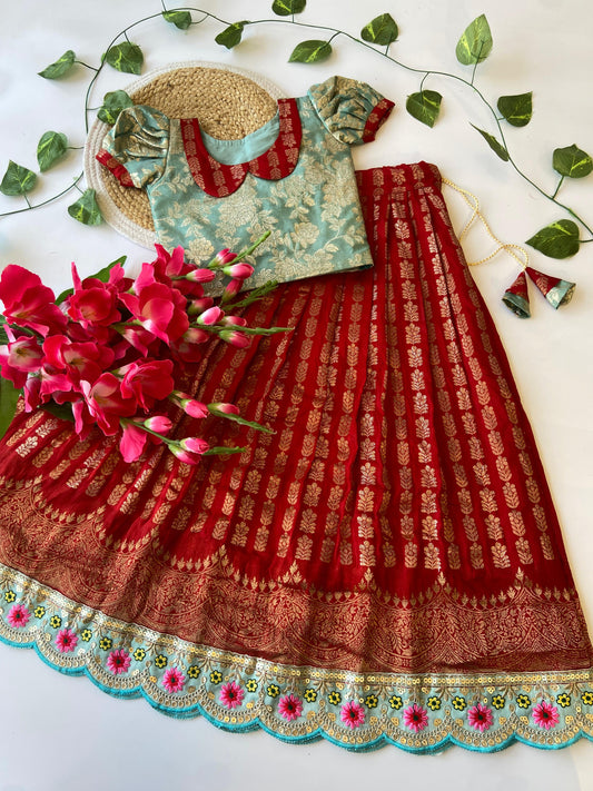 Kids Pattu Pavada
