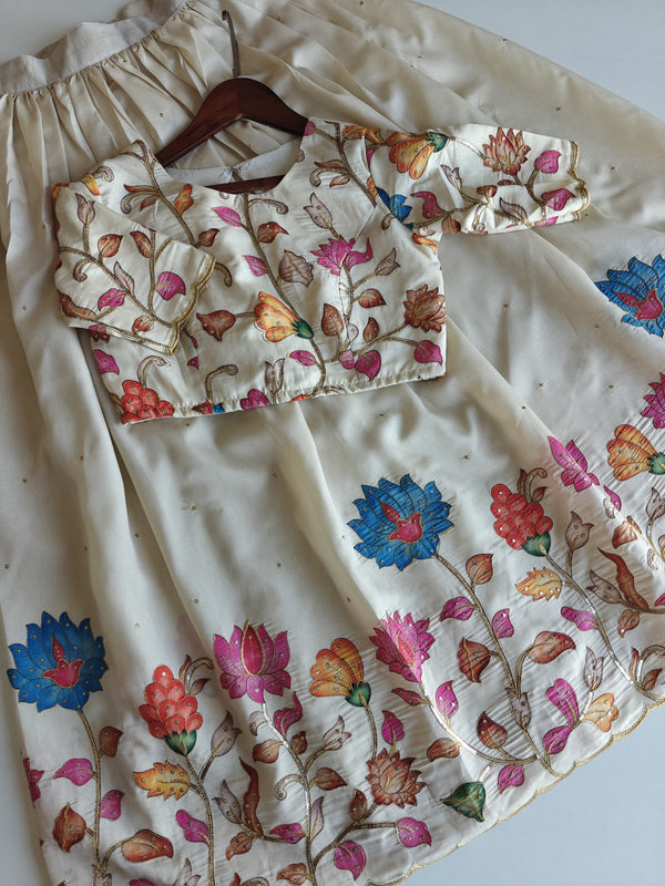 Tussar  Silk Lehengas fully stitched