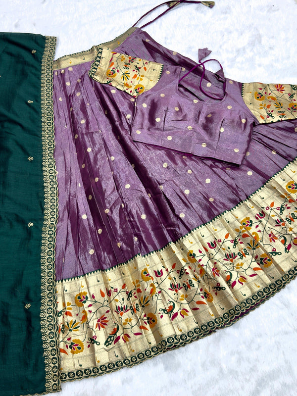 Tissue Paithani Lehenga Sets