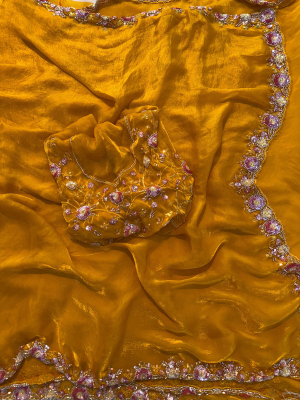 Hand embroidery Haldi Special Elegant Luxe