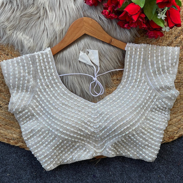 Pearl Stitched Blouse premium