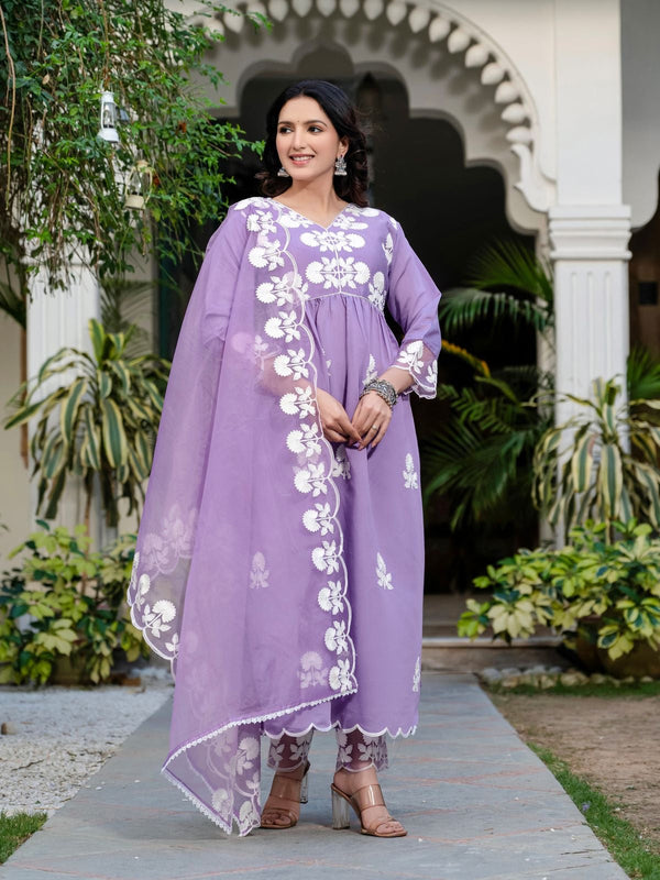 Summer special embroidery kurtis sets