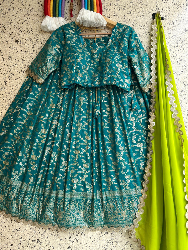Trending peacock ready to wear Lehenga sets
