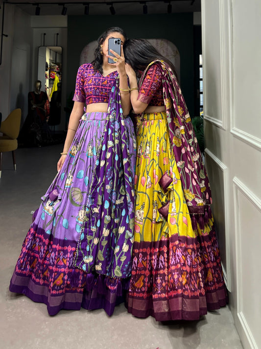 Silk Lehenga With Blouse