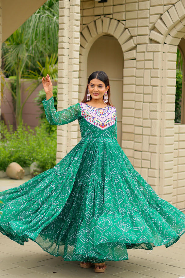 Foux georgette Gown