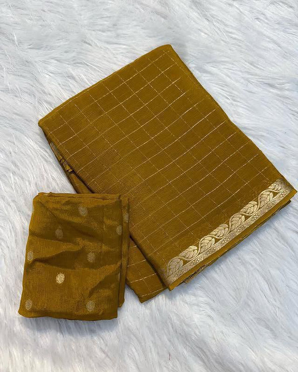 Viscose Georgette Saree With Viscose Blouse&nbsp;