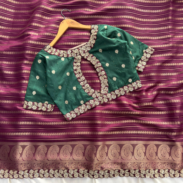 HEAVY DOLA SILK SAREE WITH HEAVY JEQARD