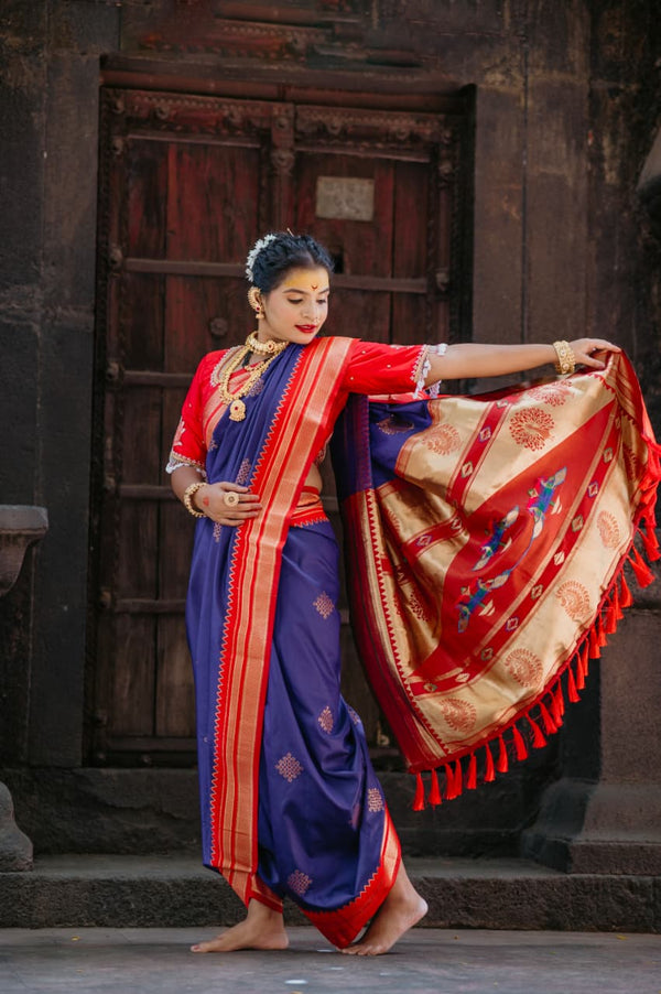 Premium Soft Ilkal Paithani Silk Saree – Traditional Elegance Redefined