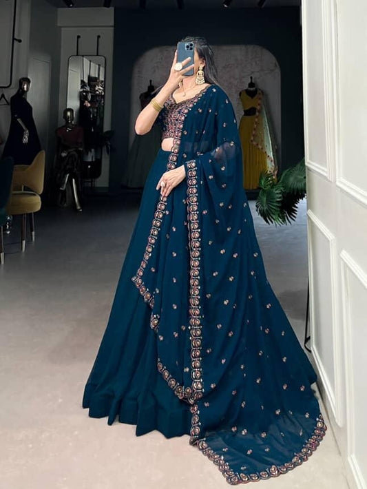 Georgette Glam Party Lehenga